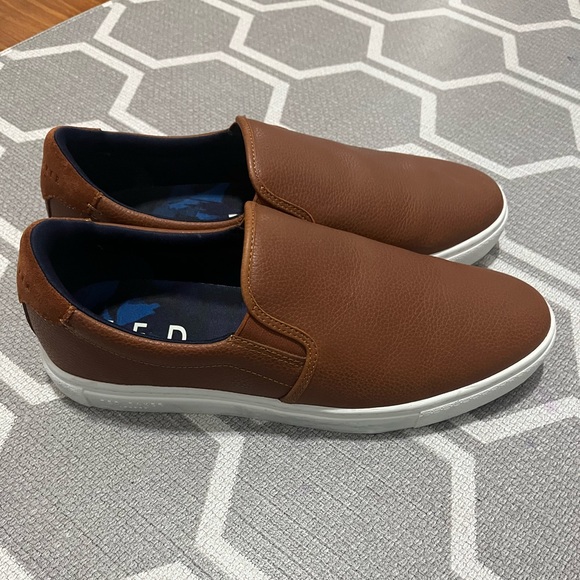 Men’s Ted Baker Leather Slip On Sneakers Shoes - Picture 6 of 6